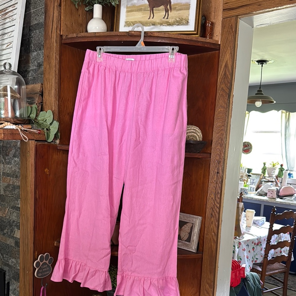 Pink Ruffle Bottoms.  Never worn